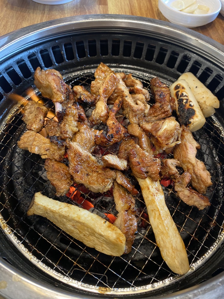  김제 로컬 맛집 김제 솔가숯불갈비 서김제IC 서암동 단체회식 수제양념갈비 물냉면 점심으로