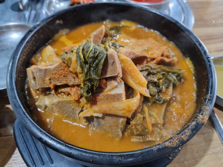  뼈다귀 해장국 맛집 시골뚝배기 #재방문