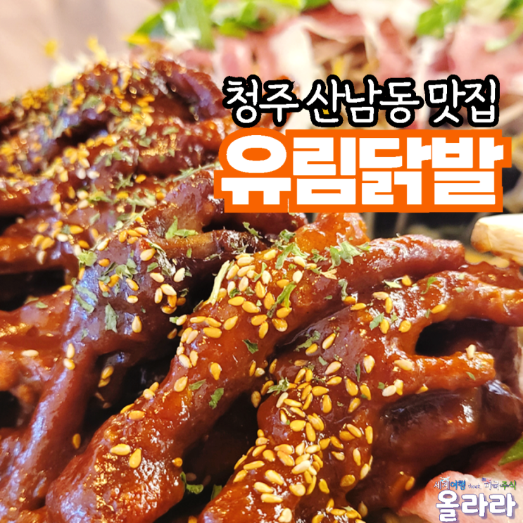  청주닭발맛집 차돌박이샤브샤브 산남동 유림닭발 점심
