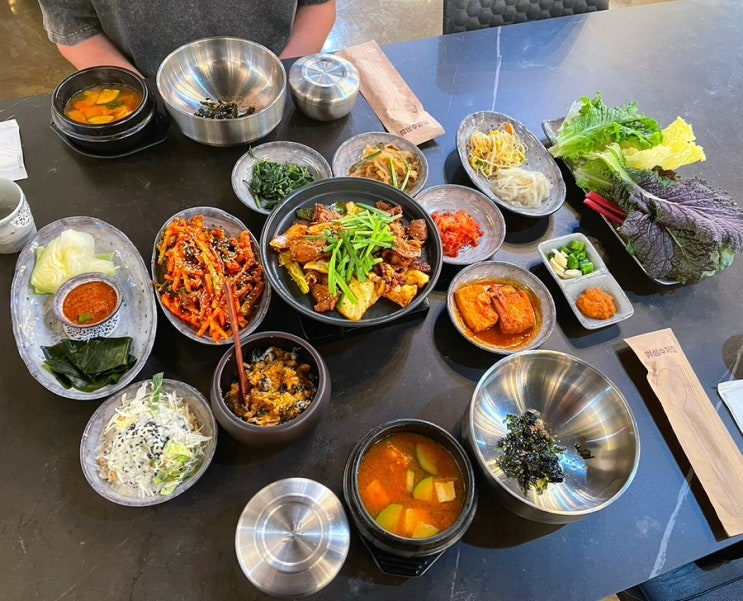  해운대 구청 맛집 우렁서방 쌈밥 후기