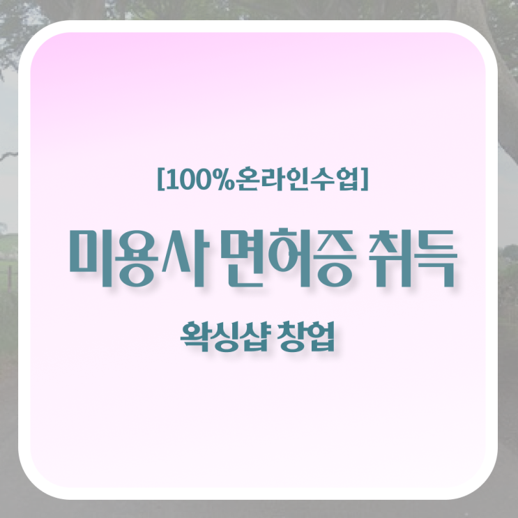  미용사 자격증 필기 평가시험 안하고도 , 미용사자격증 취득할 수 있었어요