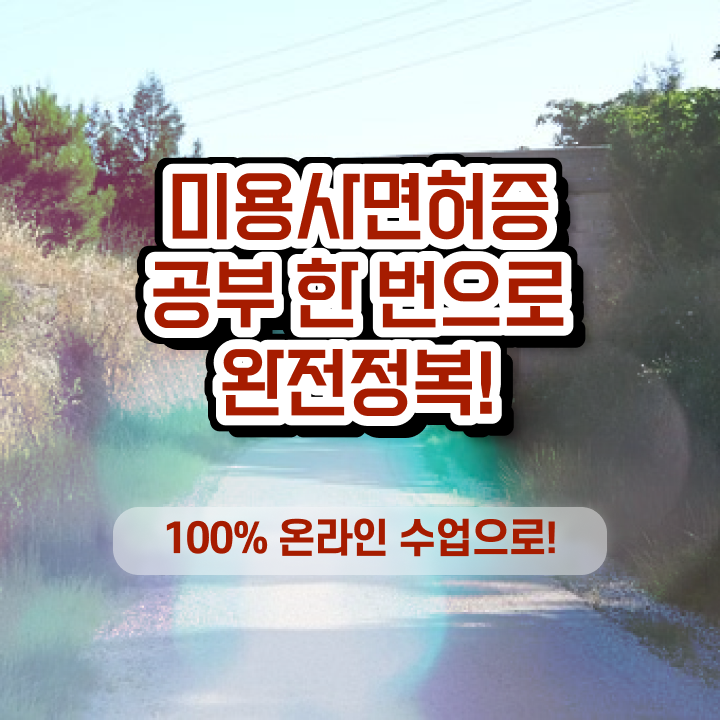  미용사 면허증 발급 , 학원 없이 동영상 과정으로 미용자격증 발급받고 샵 오픈한 비법