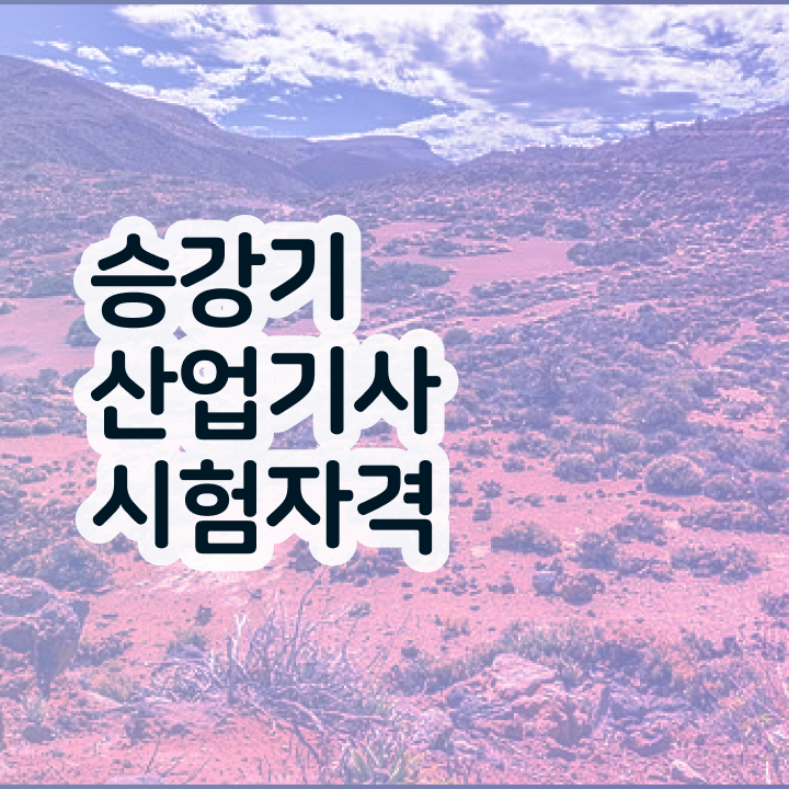  승강기산업기사응시자격 승강기산업기사 시험자격 온라인 수업으로 5달만에 성공한 후기