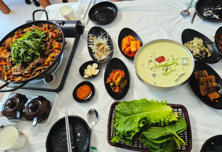  태안 현지인 콩국수 맛집 새암물-직접 갈아 걸쭉한 서리태 콩국수 찐만족 후기 그리고 차돌쭈꾸미