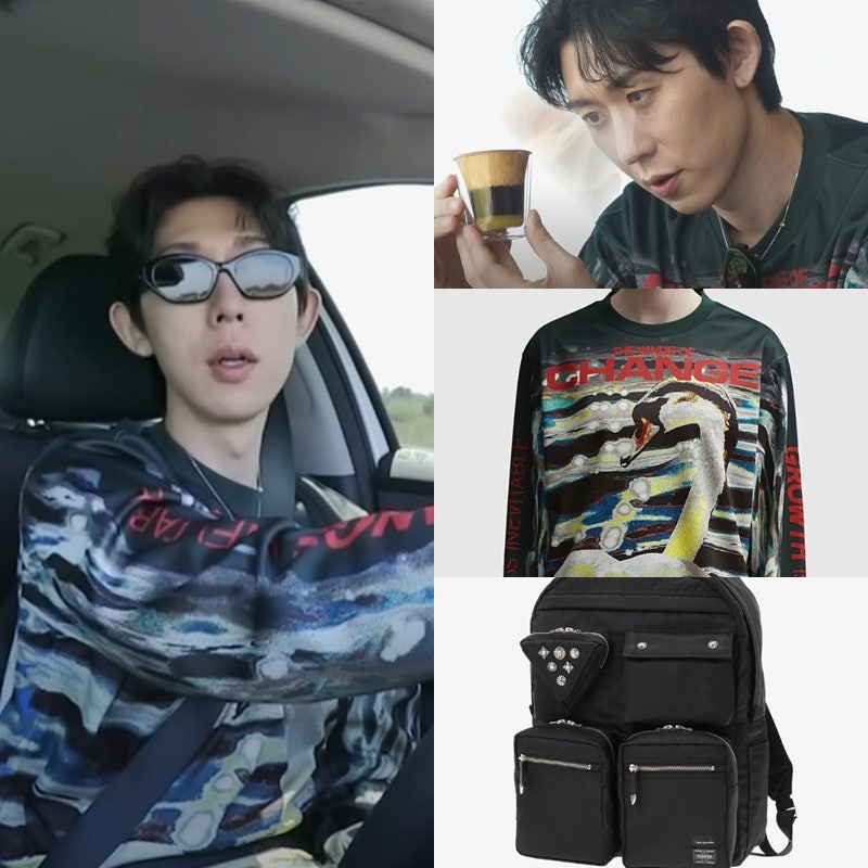 나혼자산다 코쿤 카페투어편 백팩 긴팔티 옷 어디꺼? (+제주 빈티지샵 위치)