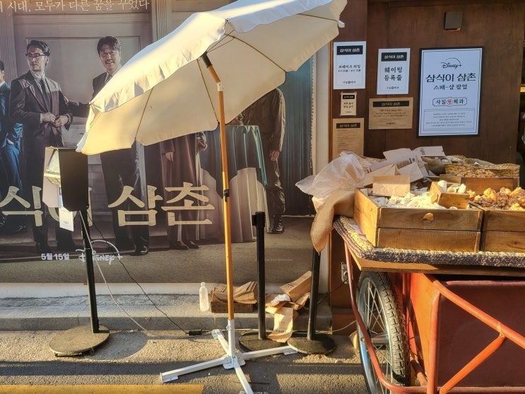성수 팝업 <b>송강호</b> 첫 드라마 디즈니플러스 <b>삼식이</b>삼촌 스페샬... 