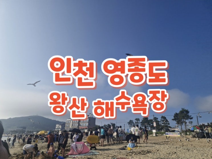  인천 영종도 왕산해수욕장 l 서해바다 l 을왕리 개장시기