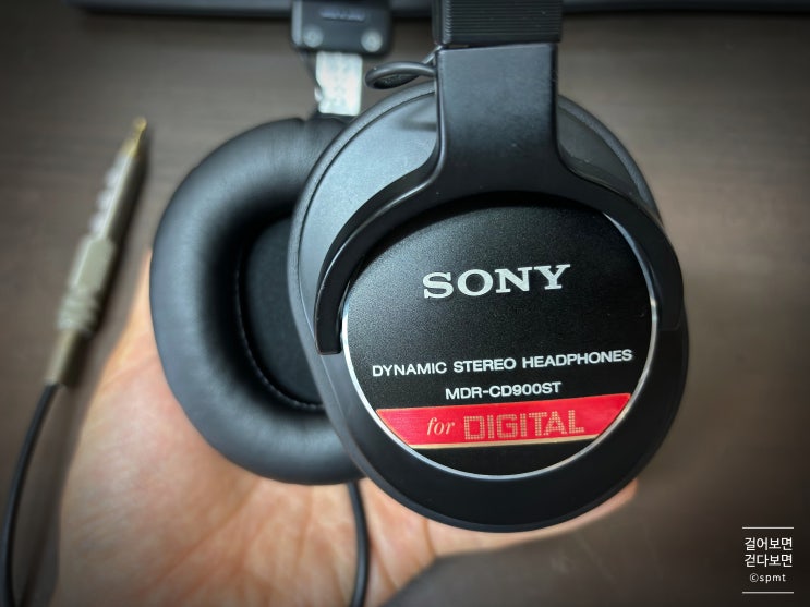  소니 SONY MDR-CD900ST 헤드폰 이어패드 교체 2