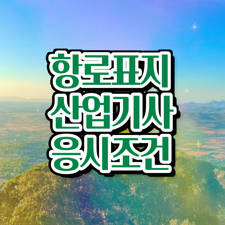  항로표지산업기사 시험 과목 항로표지산업기사 응시조건 학점은행제로 빠르게 준비한 과정
