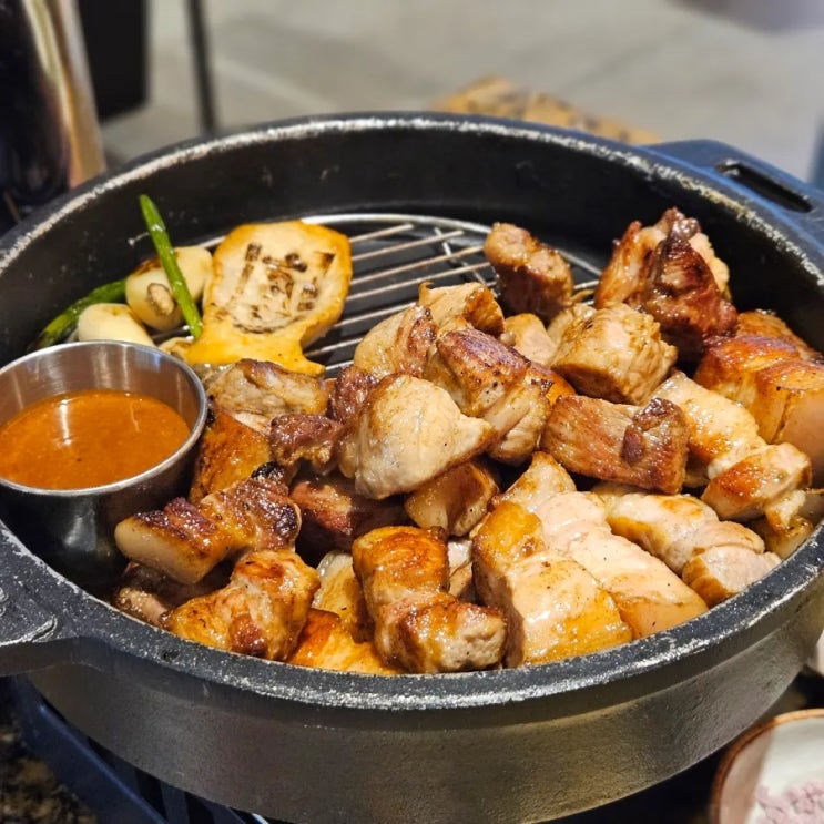  부산 사상 고기 구워주는 분위기 맛집 주차 편한 학장도가