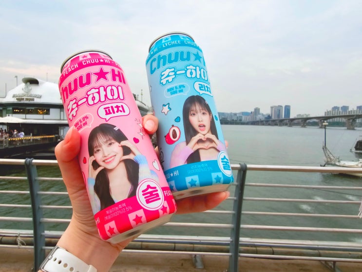  CU추천 달콤상큼 츄하이 리치&피치 편의점 하이볼 캔