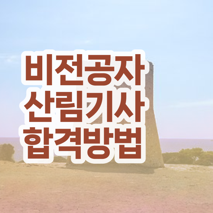  산림기사 전망 산림기사 응시자격 인강만 듣고 반 년만에 성공한 노하우