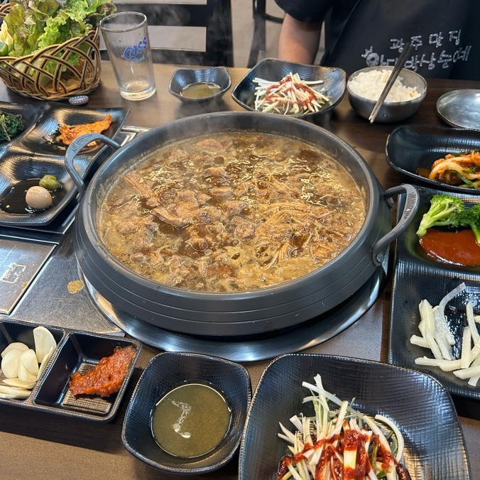 광주 물갈비 왕대박삼순이네 풍암동 제철음식 맛집
