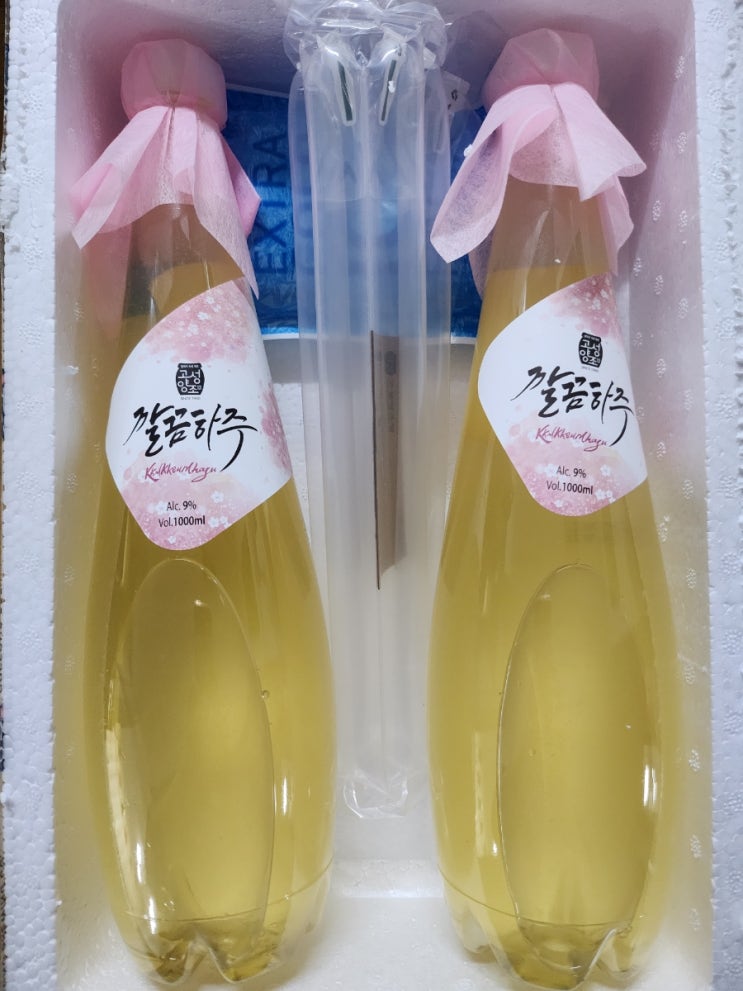  고성양조장 전통주선물세트 숙취 없는 깔끔하주: 전통주하이볼 레시피