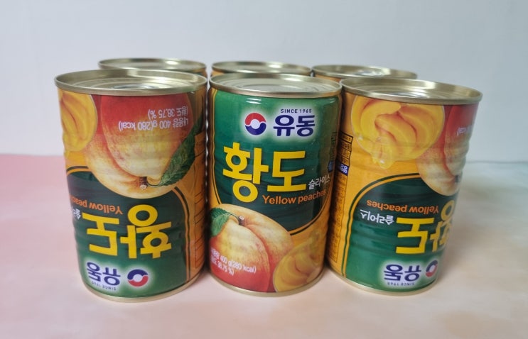 쿠팡 유동 황도 슬라이스 400g