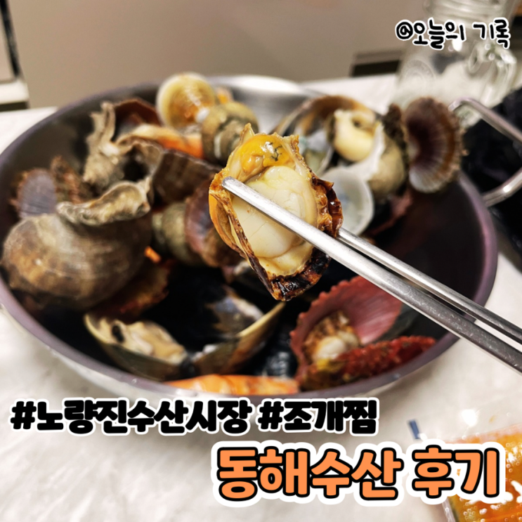  [노량진 수산시장] 동해 수산에서 조개 사서 조개찜