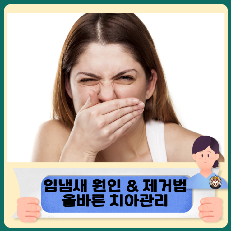  입냄새 원인과 제거법 및 올바른 치아관리