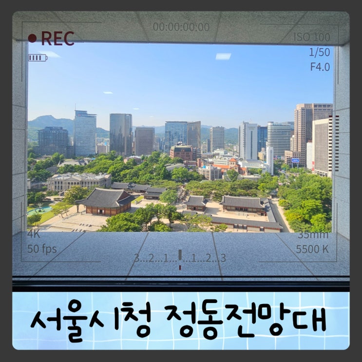  [서울시청 가볼만한곳] 덕수궁뷰 맛집 서소문청사 1동 13층 《정동전망대 & 카페다락》