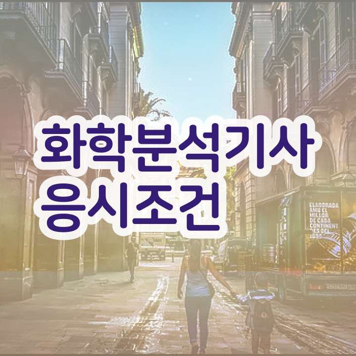  화학분석기사 개정 화학분석기사 시험응시조건 온라인 수업으로 편하게 성공한 과정
