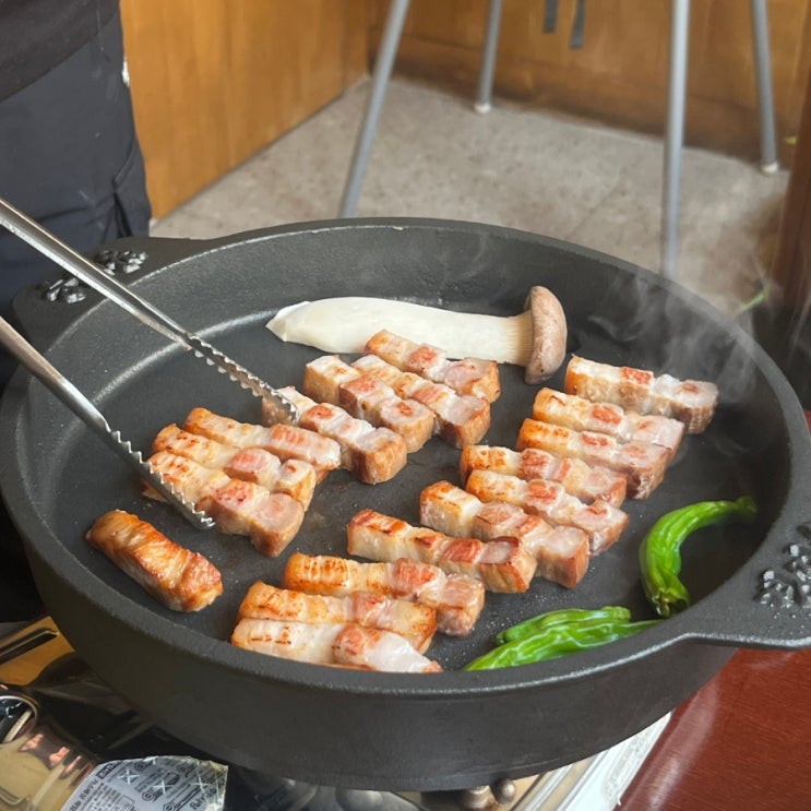  [평택] 방이옥 평택고덕점 우대갈비/삼겹살 평택 맛집_후라이드삼겹살, 와인