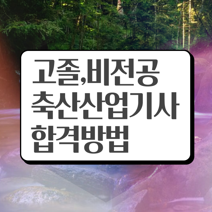  축산산업기사 시험응시조건 집에서 온라인으로 단기간에 준비한 팁