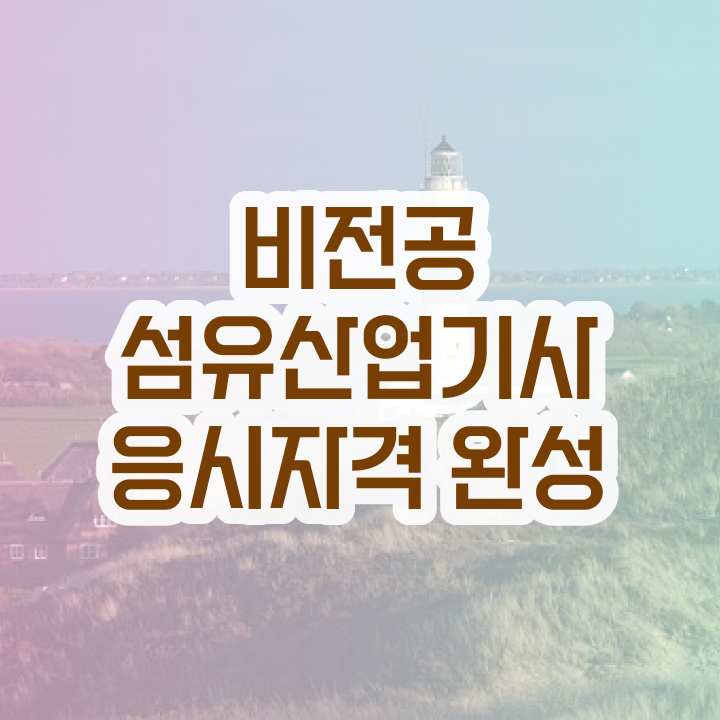  섬유산업기사 응시조건 인강으로 간단하게 성공한 전략
