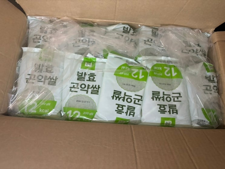  발효 곤약 쌀로 저탄수 곤약 밥 만들기