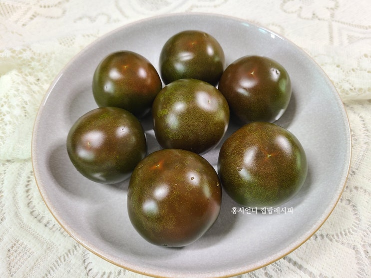 흑토마토 쿠마토 일반토마토 다른점 보관법 토마토 종류