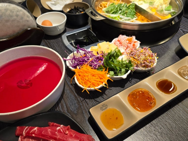  수지구청역 샤브샤브 맛집 월남쌈 무제한 리필 BAR