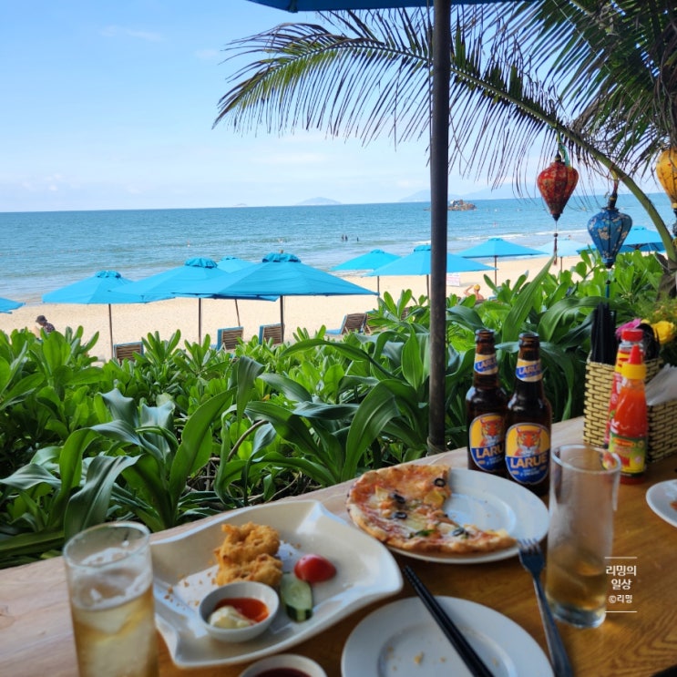  [호이안] 안방비치 오션뷰 맛집 라플라주 (La Plage), 메뉴, 샤워, 수영