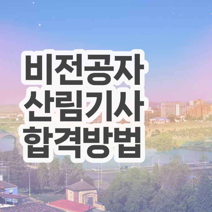  산림기사 하는일 산림기사 자격요건 인강만 듣고 단기간에 성공한 후기