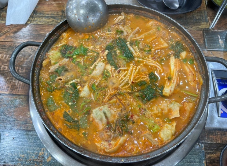  퇴계원 순댓국 맛집 <고바우순대국> 순대곱창 전골