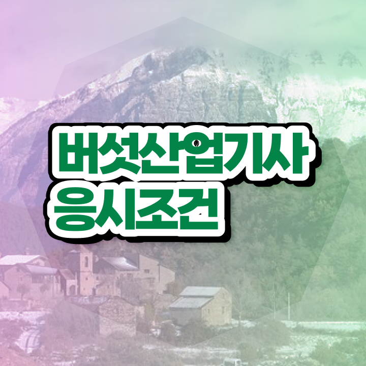  버섯산업기사 비전공자 버섯산업기사 시험응시조건 온라인 수업으로 5달만에 준비한 전략