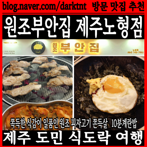  tv방송 나온 피자고기 쫀득살 노형동고기집 원조부안집 제주노형점