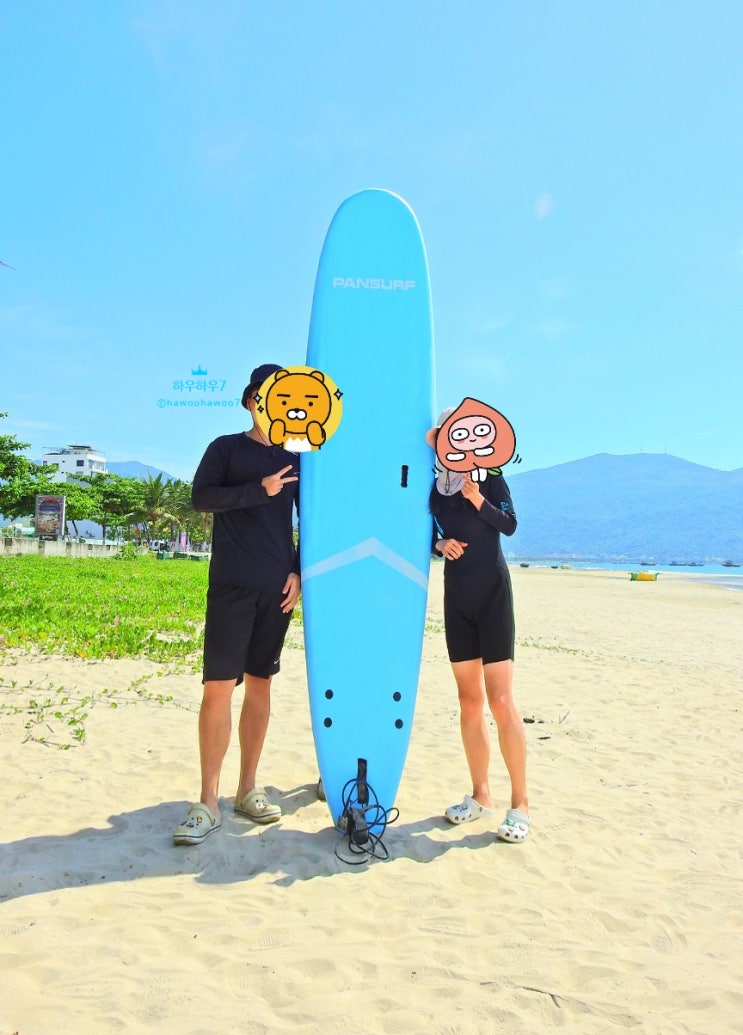  다낭에서 아이와 함께할 수 있는 액티비티 다낭 서핑 '다낭 판서프' 서핑 강습 가격 추억 가득 스냅 사진까지 포함 ‘다낭 미케 비치 서핑’