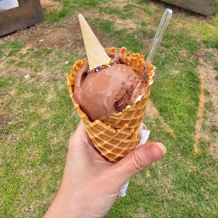  수제라 더 맛있는 '쿠키앤쿱' 옥정아이스크림