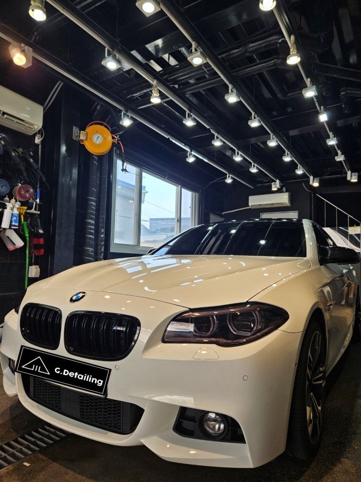  대구 북구 디테일링 샵 :: 지디테일링 G.Detailing BMW 5시리즈 유리막 재시공!
