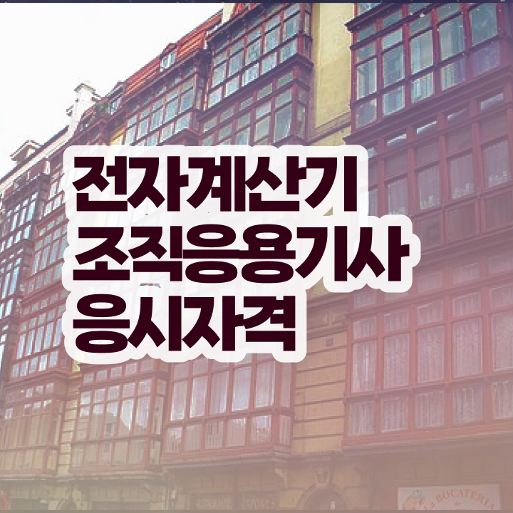  전자계산기조직응용기사 필기 전자계산기조직응용기사 시험응시조건 온라인 수업으로 편하게 완료한 후기