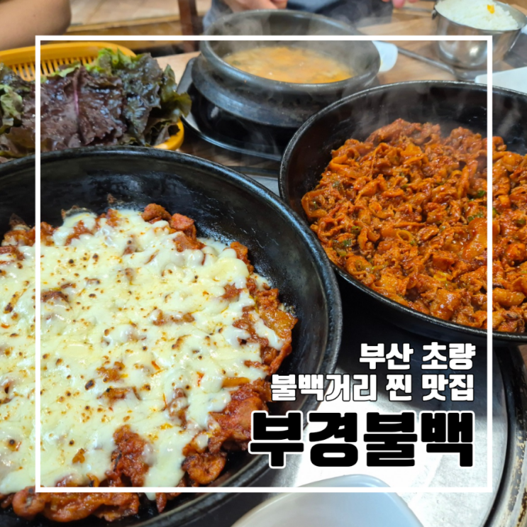  부산 초량 맛집 치즈불백으로 유명한 부경불백