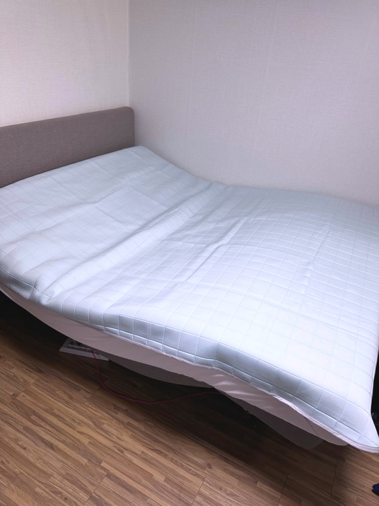  시원한 냉감패드 벨르데코 여름패드 라지킹 스카이블루