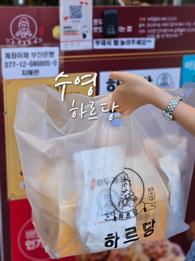  부산 하르당 대왕 카스테라 호두과자 붕어빵 수영역 맛집