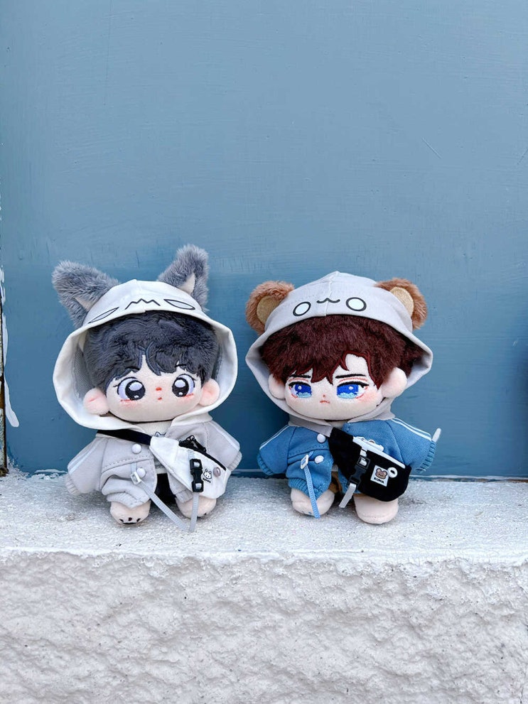  10cm 늑대와 곰  세트 인형옷 아이돌인형옷