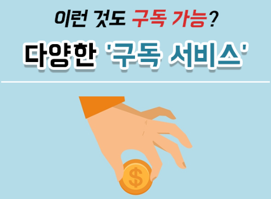  알아두면 삶이 편해지는 '구독 서비스' 추천 모음
