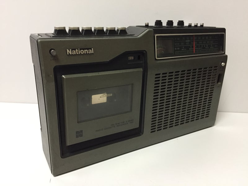 카세트) 1974, National, RQ-448 FM-AM-SW 3Band Radio Cassette