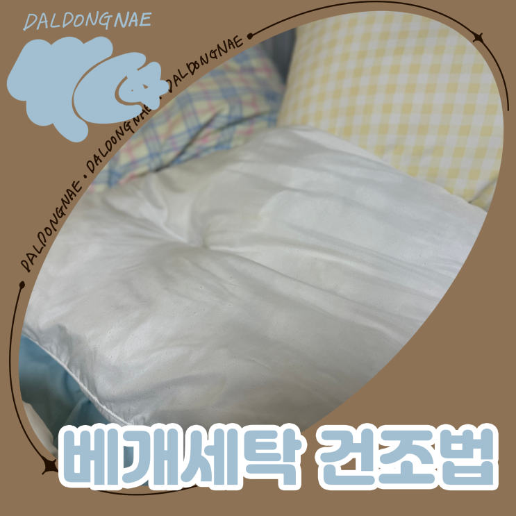  베개세탁 건조하는 법