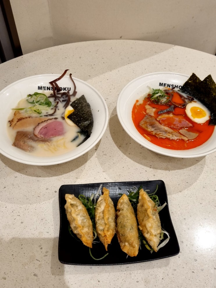  화서역 스타필드 일본라멘 맛집, 멘쇼쿠 스타필드 수원점
