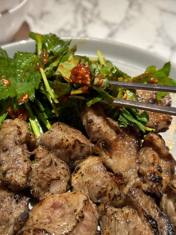  신논현역 맛집 강남역 근처 구워나오는 고기집 육미안 강남점 후기
