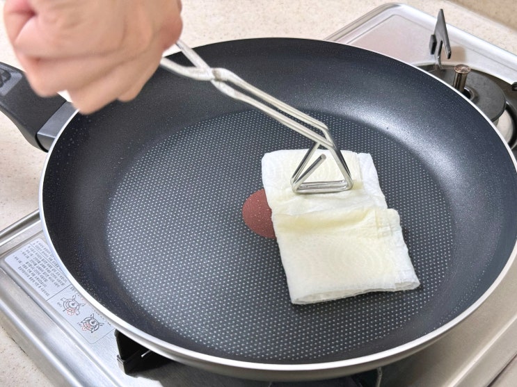 테팔 새 코팅 후라이팬 세척 프라이팬 길들이기 방법 쉽네!