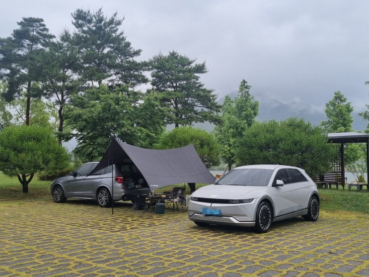  부산근교 김해 노지캠핑 카라반, 차박 명소 달무리수변공원