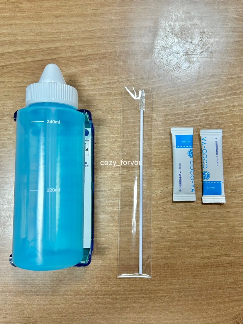 비염 코감기 증상 개선 코코야 코세척, 식염수 가루 코세척 하는 법